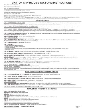 Canton City Income Tax