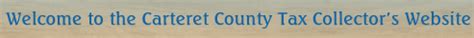 Carteret County Tax Office