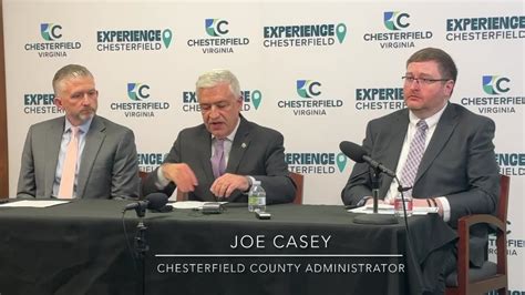 Chesterfield County Administrator Joe Casey Introduces The County S Proposed Fy25 Budget