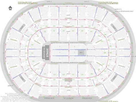 Chicago United Center Seat Numbers Detailed Seating Plan Mapaplan Com