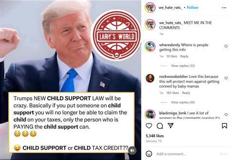 Child Support Taxes Trump