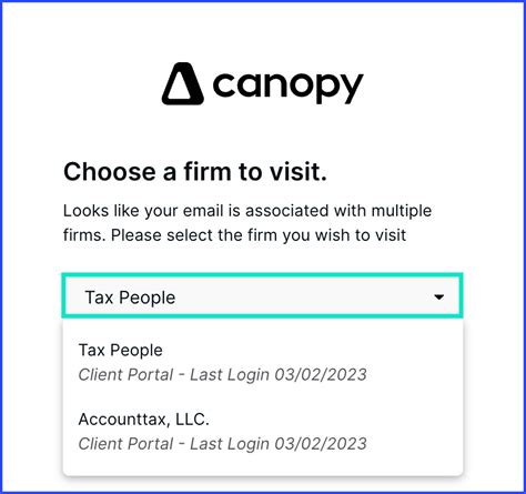 Client Portal Log In To Different Accounts