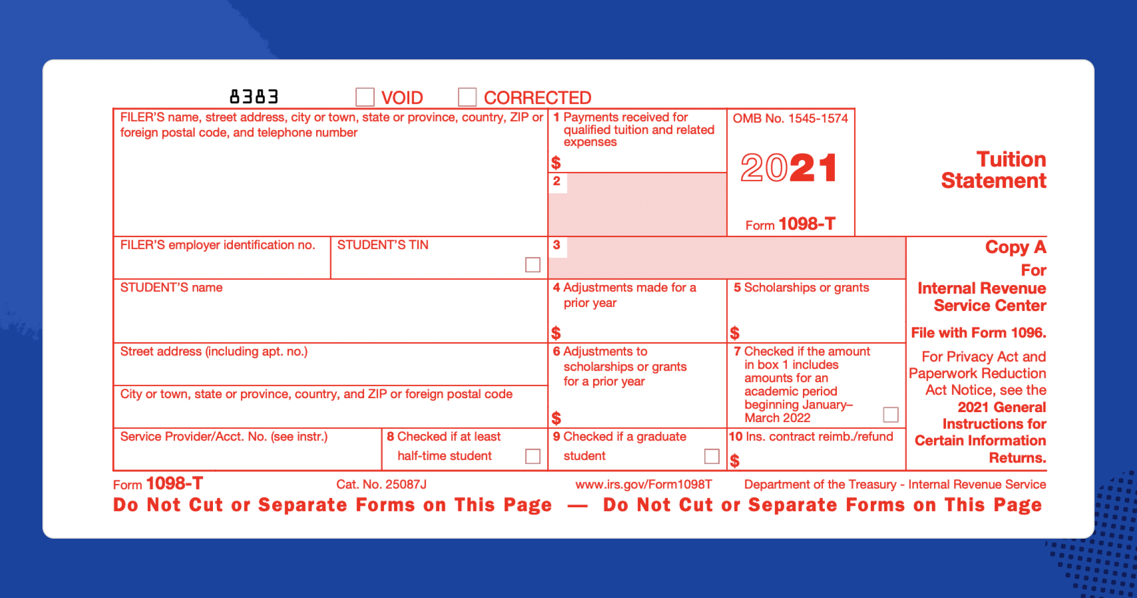 College Tax Form