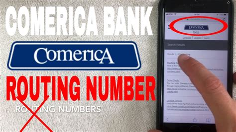 Comerica Bank Aba Routing Number Where Is It Youtube