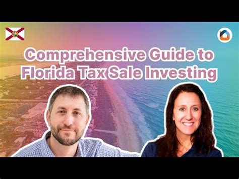 Comprehensive Guide To Florida Tax Sale Investing Tax Sale Resources