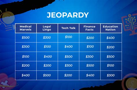Computer Microsoft Office Vocabulary Jeopardy Template