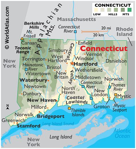 Connecticut Maps Amp Facts World Atlas Connecticut Maps Amp Facts World Atlas