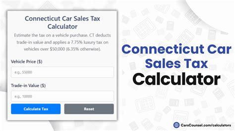 Connecticut Sales Tax Calculator Connecticut Sales Tax Calculator