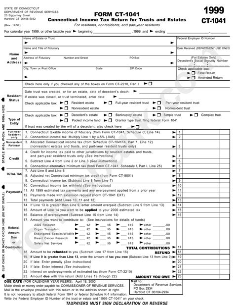 Connecticut State Tax Return Etax Com
