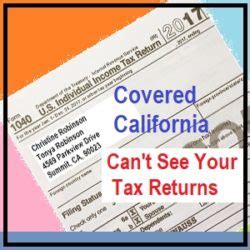 Covered California Can T See Your Tax Return