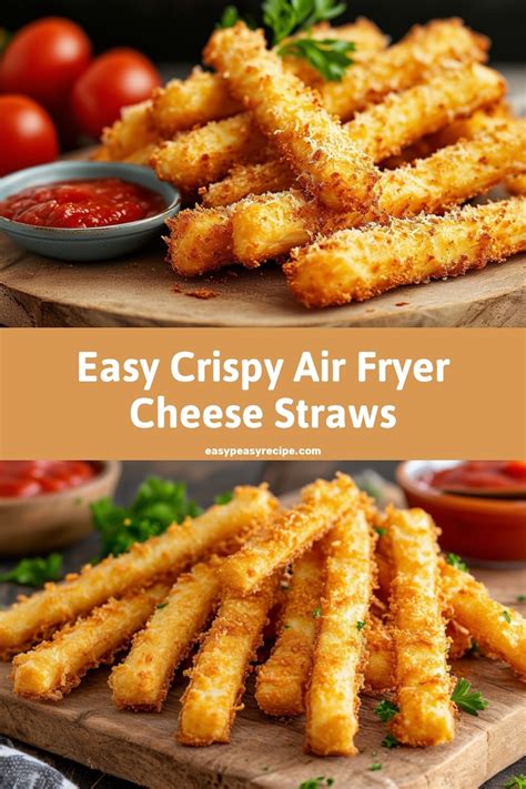 Crispy Air Fryer Cheese Straws Easy Appetizer Recipe