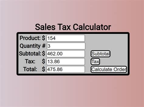 Ct Sales Tax Calculator