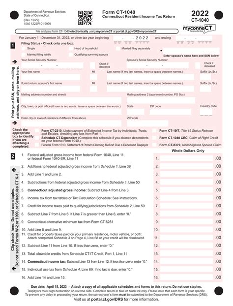 Ct State Tax Return