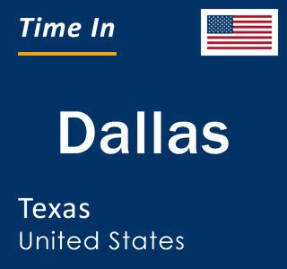 Current Local Time In Dallas Texas United States
