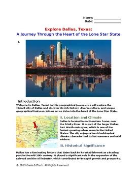 Dallas A Journey Through The Heart Of Texas