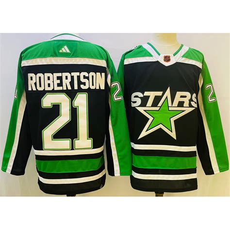 Dallas Stars Hockey Jerseys Mens Robertson 21 Stitched Size Inspire Uplift