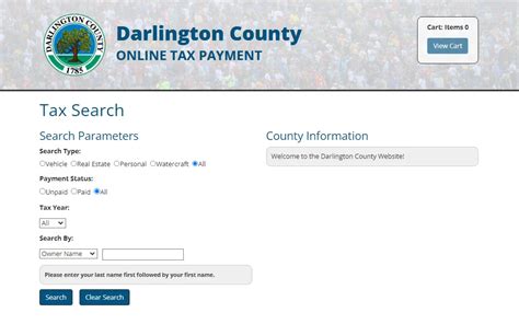 Darlington County Tax Records