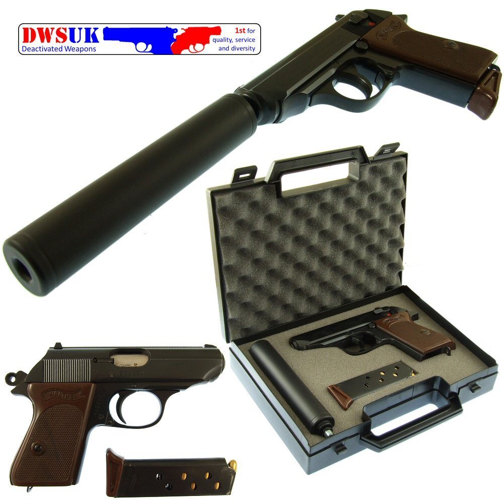Deactivated Walther Ppk With Silencer Modern Deactivated Guns Deactivated Guns Deactivated Walther Ppk With Silencer Modern Deactivated Guns Deactivated Guns