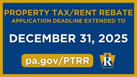 Deadline To Apply For Property Tax Rent Rebate Program December 31