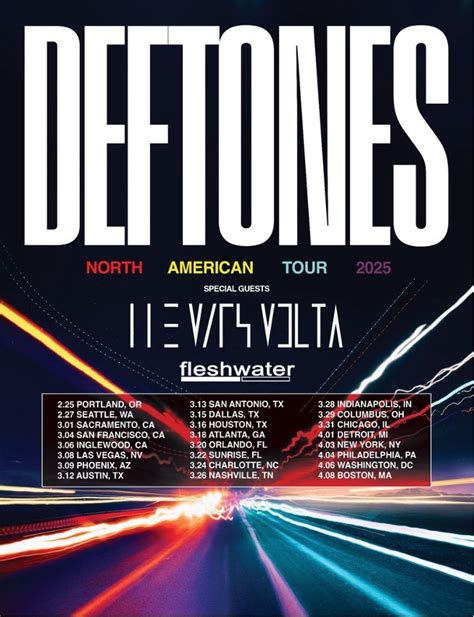 Unlock the Secrets of the Deftones Concert Schedule for an Unforgettable Experience