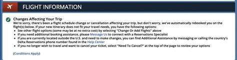 Delta Flight Schedule Change Eye Of The Flyer