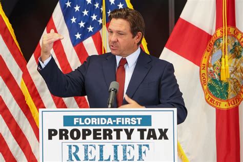 Desantis Calls For 1K Property Tax Rebate For Homeowners
