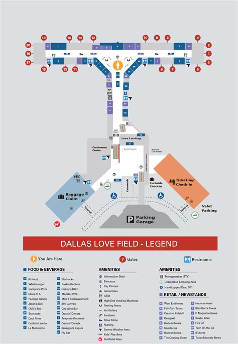 Dfw Airport Map Dallas Airport Map Use Keyboard Airlines Terminal To Terminal Transportation