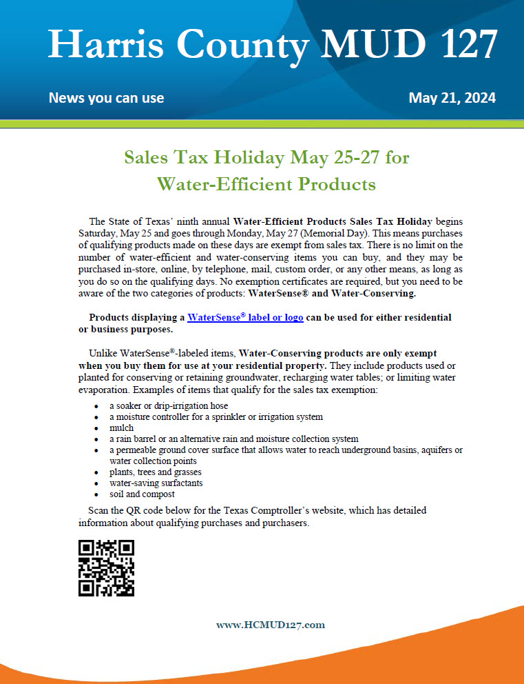 Did You Know Coming This Weekend Water Efficient Products Sales Tax Holiday May 25 27 2024 The Comptroller Encourages All Taxpayers To Support And Buy From Texas Businesses While Saving Money On Tax Free Purchases