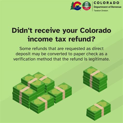 Didn T Receive Your Colorado Income Tax Refund Colorado Department Of Revenue