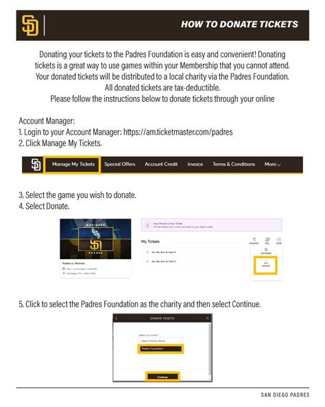Digital Ticketing Guide San Diego Padres Digital Ticketing Guide San Diego Padres