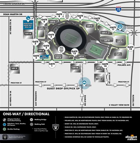 Directions Parking Allegiant Stadium Official Site Allegiant Stadium Directions Parking Allegiant Stadium Official Site Allegiant Stadium