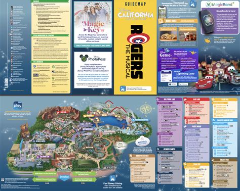 Disneyland California Adventure Map 2025 Printable Pdf Maps