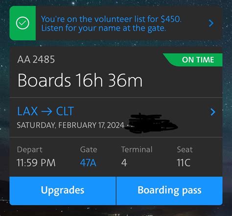 Does Bidding To Volunteer For A Later Flight In The App Get The Highest Amount Given Like When You Volunteer In Person R Americanairlines