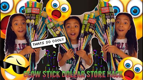 Dollar Tree Glow Stick Hack Youtube