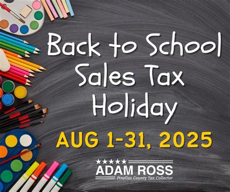 Don T Miss The Back To School Sales Tax Holiday