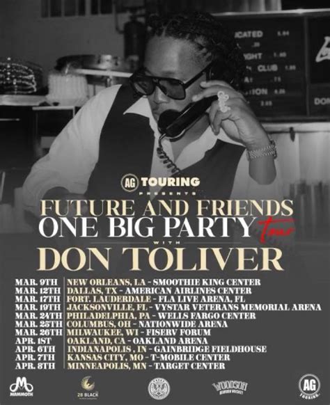 Don Toliver To Join Future S Tour For Select Dates R Future