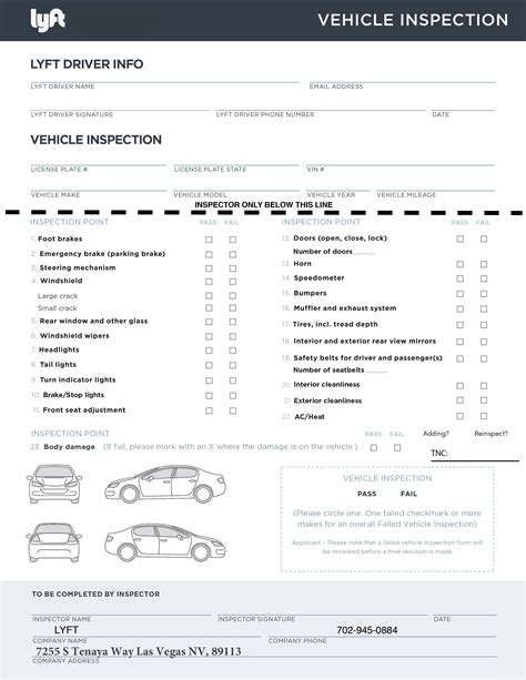 Download Uber Lyft Vehicle Inspection Form For Your State Download Uber Lyft Vehicle Inspection Form For Your State