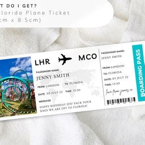 Editable Florida Boarding Plane Ticket Print Surprise Trip Voucher Holiday Destination Voucher Orlando Airline Ticket Gift Voucher 077 Etsy Editable Florida Boarding Plane Ticket Print Surprise Trip Voucher Holiday Destination Voucher Orlando Airline Ticket Gift Voucher 077 Etsy