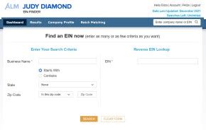 Ein Finder Judy Diamond Associatesjudy Diamond Associates Inc