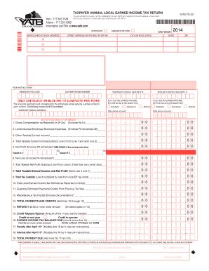Emst Refund Request Form York Adams Tax Bureau Printable Pdf Download