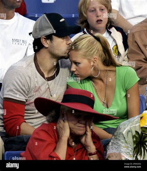 Enrique Iglesias Reveals What Anna Kournikova Really Thinks About Him Kissing Fans At Concert