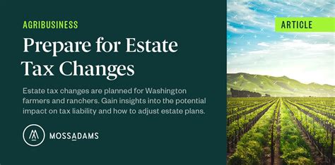 Estate Tax Exemptions For Farmers In Washington Estate Tax Exemptions For Farmers In Washington
