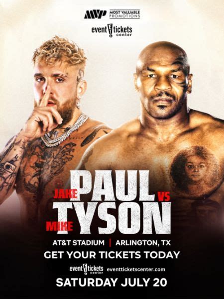 Event Tickets Center Is Named Official Secondary Ticketing Reseller Partner For Most Valuable Promotions And The Historic Jake Paul Vs Mike Tyson Fight