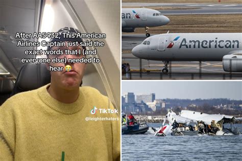 Exclusive American Airlines Pilot Comforts Passengers On Flight Less Than 24 Hours After Dc Plane Crash In Viral Video