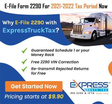 Expresstrucktax E File Irs Forms 2290 And 8849