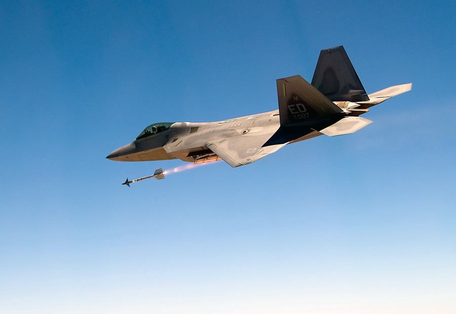 F 22 Raptor Firing F 22 Raptor Firing