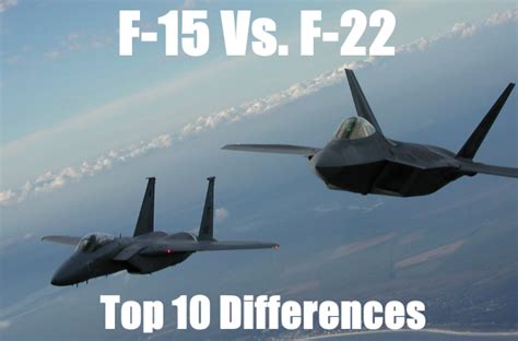 F15 Vs F22 Top 10 Differences Between The Eagle Amp Raptor F15 Vs F22 Top 10 Differences Between The Eagle Amp Raptor