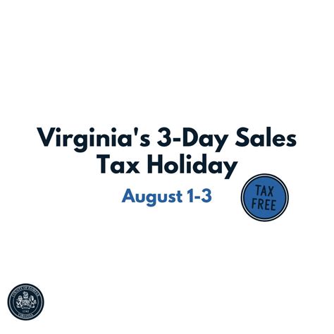 Fairfax County Government Virginia S 3 Day Sales Tax Holiday Starts Friday Aug 1 At 12 01 A M If You Shop Online And Ends Sunday Aug 3 At 11 59 P M Instagram Fairfax County Government Virginia S 3 Day Sales Tax Holiday Starts Friday Aug 1 At 12 01 A M If You Shop Online And Ends Sunday Aug 3 At 11 59 P M Instagram