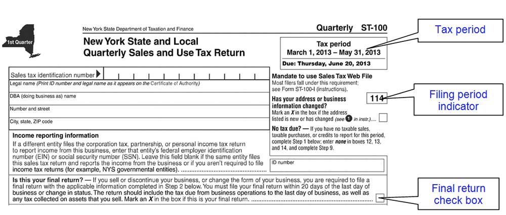Filing A Final Sales Tax Return Filing A Final Sales Tax Return