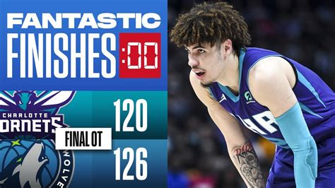 Final 0 50 Wild Ot Ending Hornets Vs Timberwolves Youtube